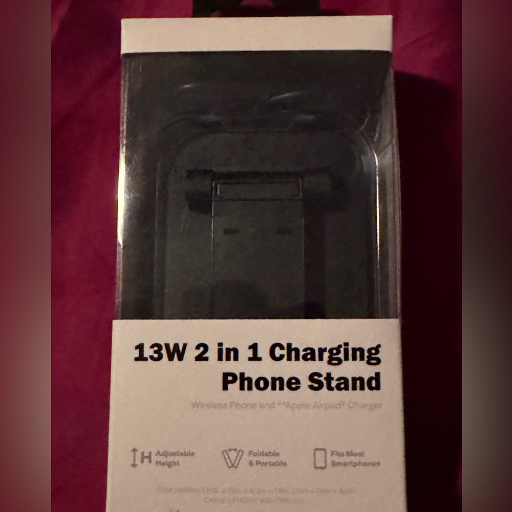 2 in 1 charging phone stand